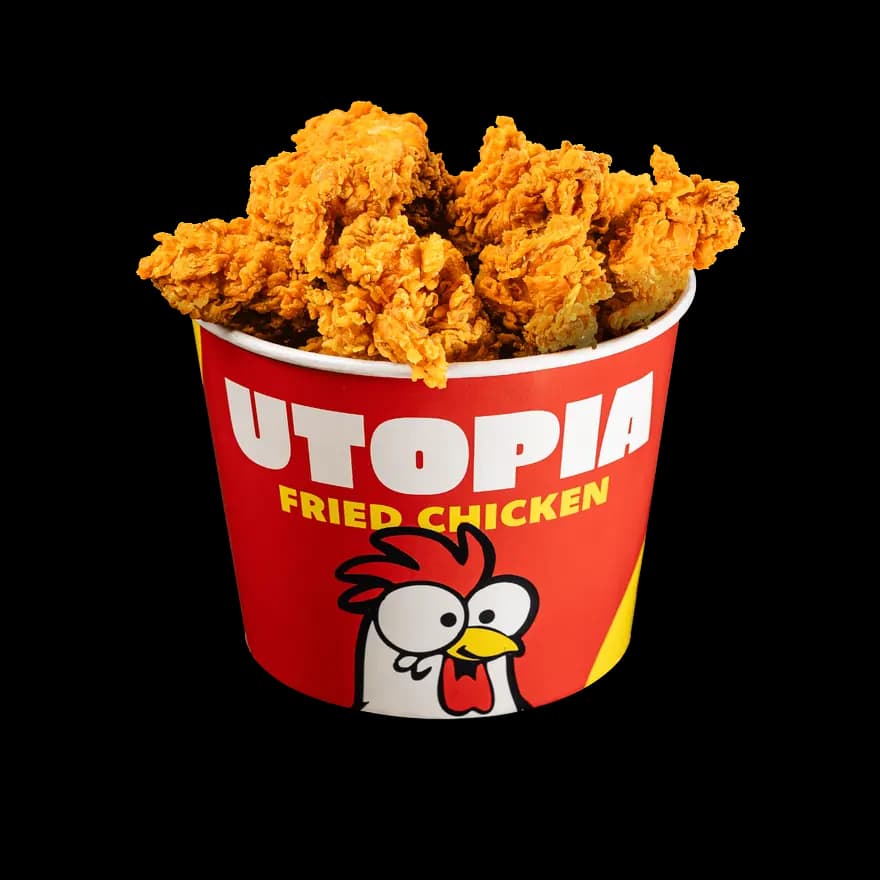 Bucket Utopia plin cu pui prăjit